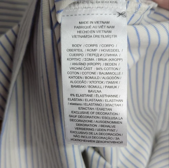 NWT Medium Lauren Ralph Lauren Crewneck Striped T-shirt - Picture 7 of 7